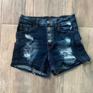 KanCan Distressed Shorts